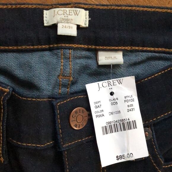 J. Crew Factory Stretch Jeans Size 24 Length 31 NWT - Picture 5 of 5